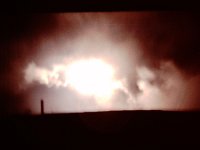 Illumination during a night attack.
